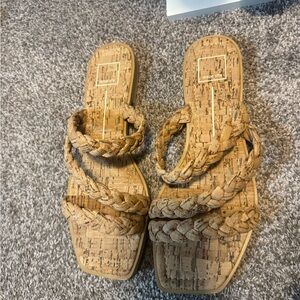 Cork Braided Sandals Dolce Vita Vacation WORN ONCE Summer
